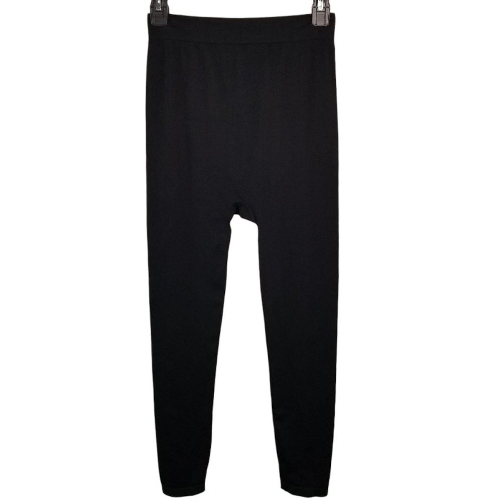 Motherhood Maternity Leggings Black Lg P4401